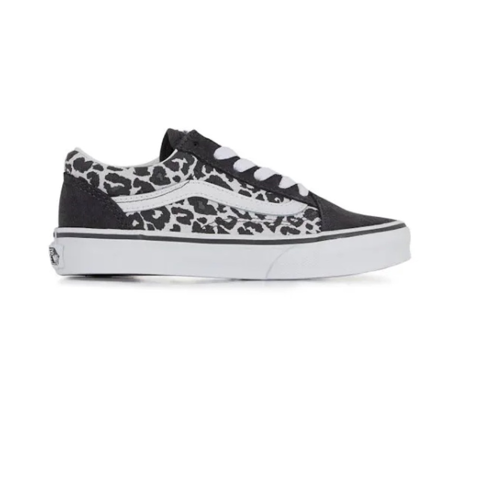 Kids Leopard Vans Old School Shoes